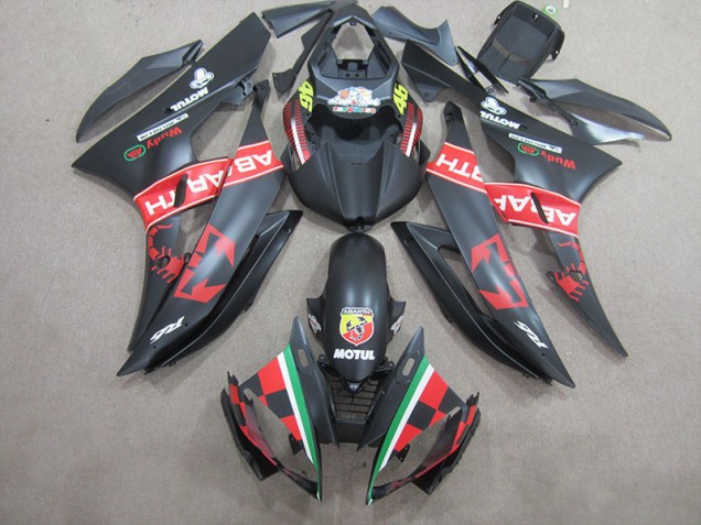 Affordable 2006-2007 Black Motul 46 Yamaha YZF R6 Moto Fairings
