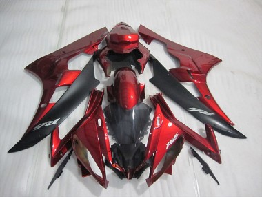 Affordable 2006-2007 Red Yamaha YZF R6 Motor Fairings