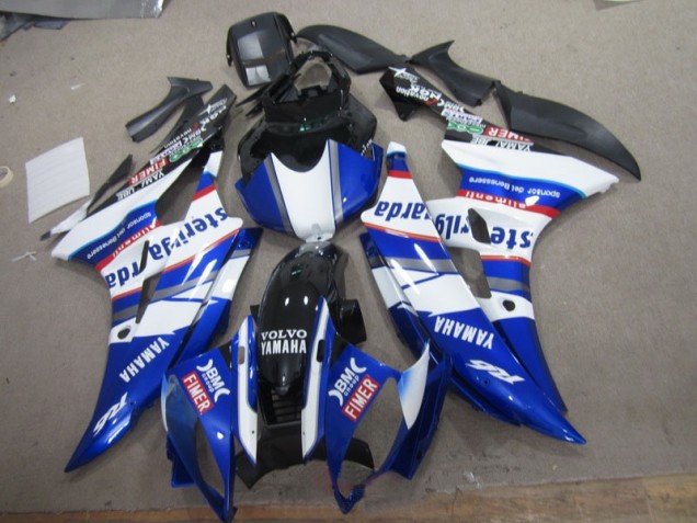 Affordable 2006-2007 White Blue Sterilgarda Volvo Yamaha YZF R6 Motorcylce Fairings Affordable 2006-2007 White Blue Sterilgarda Volvo Yamaha YZF R6 Motorcylce Fairings