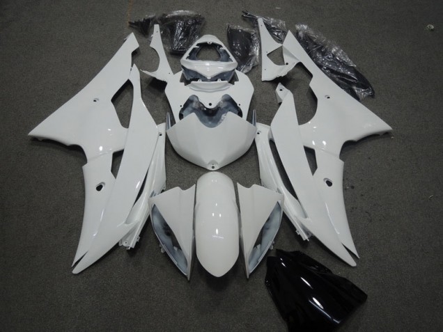 Affordable 2008-2016 White Yamaha YZF R6 Motorcyle Fairings Affordable 2008-2016 White Yamaha YZF R6 Motorcyle Fairings